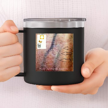 Discover Holy Spirit Sign by Suzelle 2000 (pink) 14oz Stainless Steel Tumblers