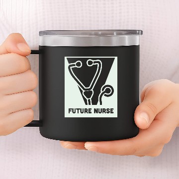 Discover FUTURE NURSE 14oz Stainless Steel Tumblers
