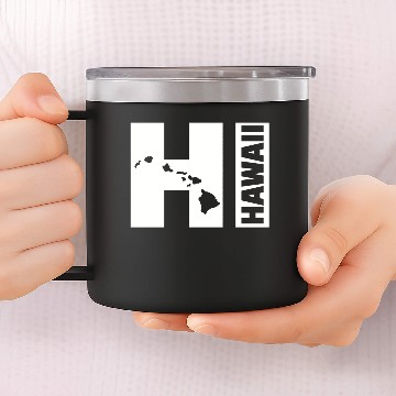 Discover Hi Hawaii Islands 14oz Stainless Steel Tumblers