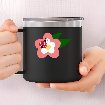 Discover leaf ladybug 14oz Stainless Steel Tumblers