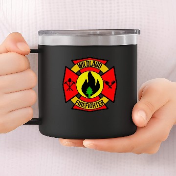 Discover Wildland Fire Fighter 14oz Stainless Steel Tumblers
