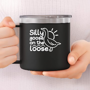 Discover Silly Goose On The Loose 14oz Stainless Steel Tumblers