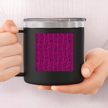 Discover Neon Pink Snake Skin Pattern 14oz Stainless Steel Tumblers