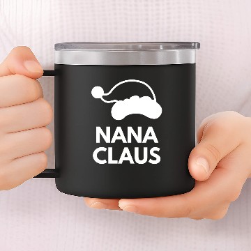 Discover Nana Claus 14oz Stainless Steel Tumblers