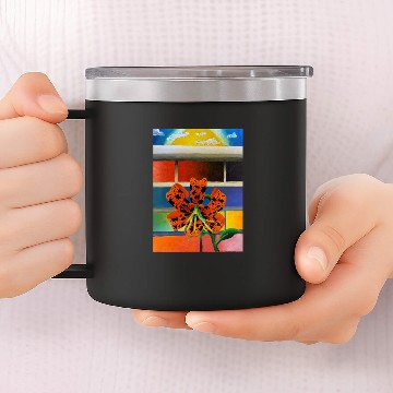 Discover Tiger Lily 14oz Stainless Steel Tumblers