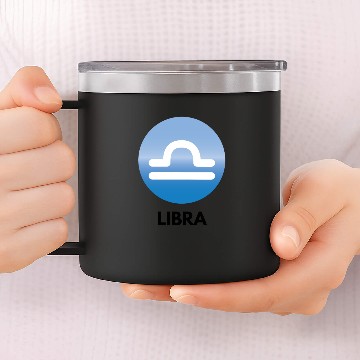 Discover Zodiac Sign Libra 14oz Stainless Steel Tumblers