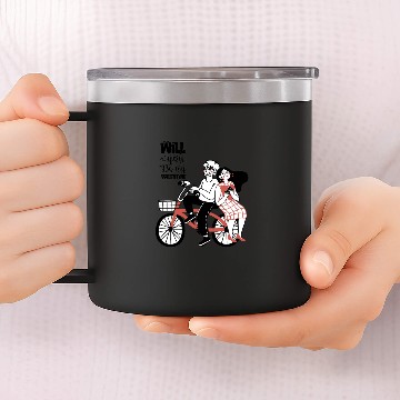 Discover Will You Be My Valentine 14oz Stainless Steel Tumblers