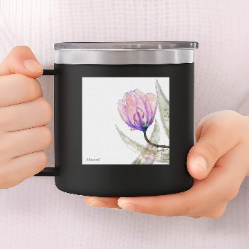 Discover Tulip | Floral Poster 14oz Stainless Steel Tumblers