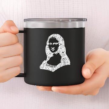 Discover mona lisa 14oz Stainless Steel Tumblers