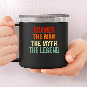 Discover Kramer The Man The Myth The Legend 14oz Stainless Steel Tumblers