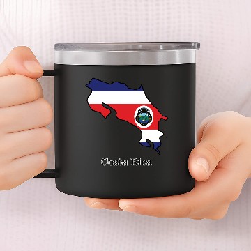 Discover Flags and countries Costa Rica 14oz Stainless Steel Tumblers
