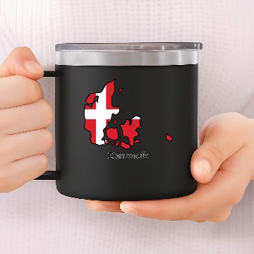 Discover Flags and countries Denmark 14oz Stainless Steel Tumblers