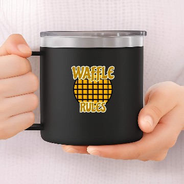 Discover Bake Waffle - Waffle lover gift 14oz Stainless Steel Tumblers