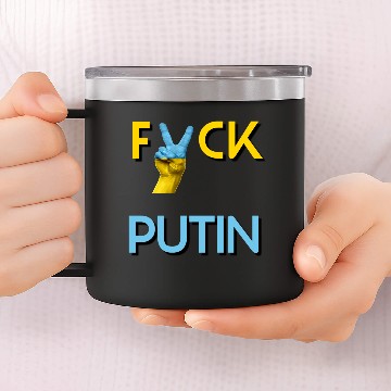 Discover Fcuk Putin 2 14oz Stainless Steel Tumblers
