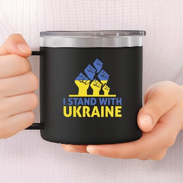 Discover i stand with ukraine - Support Ukraine 14oz Stainless Steel Tumblers