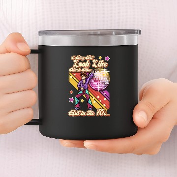 Discover Funny 70s Disco 14oz Stainless Steel Tumblers Men, 1970s Disco 14oz Stainless Steel Tumblers, Disc