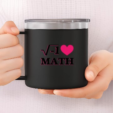 Discover I Love Math 14oz Stainless Steel Tumblers