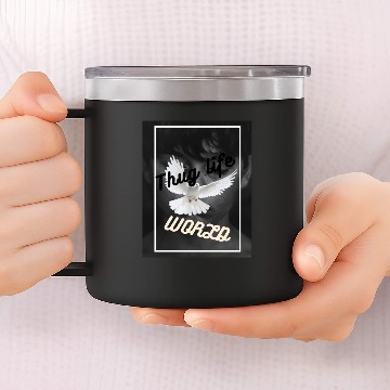 Discover thug life 14oz Stainless Steel Tumblers