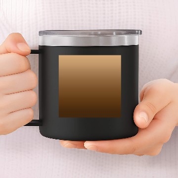 Discover Tan to Dark Brown Gradient 14oz Stainless Steel Tumblers