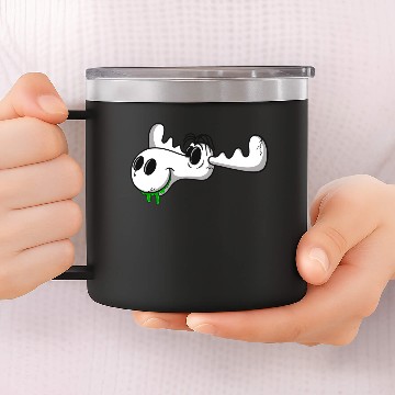 Discover Official Moose Society Gear! 14oz Stainless Steel Tumblers