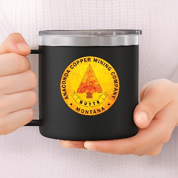 Discover Anaconda Copper Mining Company - Medallion 1 3D 14oz Stainless Steel Tumblers