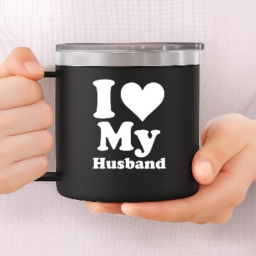 Discover I love my husband 14oz Stainless Steel Tumblers