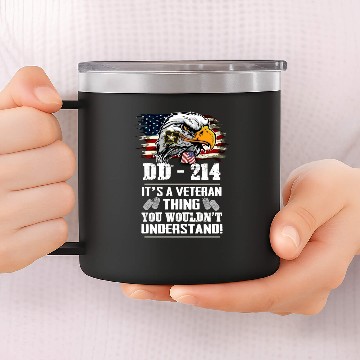 Discover DD-214 14oz Stainless Steel Tumblers