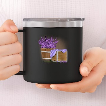 Discover Lavender 14oz Stainless Steel Tumblers