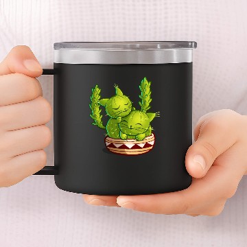 Discover Cat tus love to cuddle Fitted Scoop 14oz Stainless Steel Tumblers