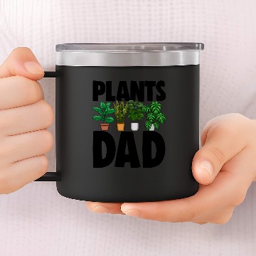 Discover Plants Dad 14oz Stainless Steel Tumblers