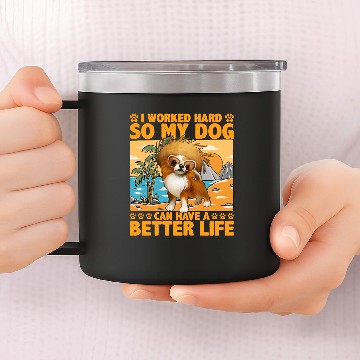 Discover Cavalier King Charles Spaniel 14oz Stainless Steel Tumblers
