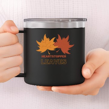 Discover heartstopper leaves 14oz Stainless Steel Tumblers