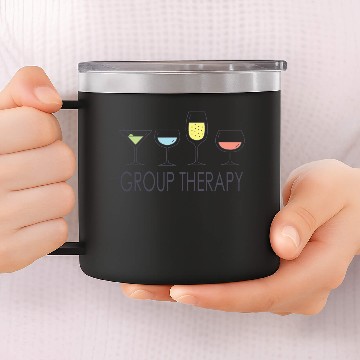 Discover Group Therapy 14oz Stainless Steel Tumblers