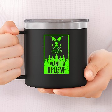 Discover I Want To Believe 14oz Stainless Steel Tumblers