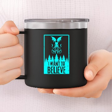 Discover I Want To Believe 14oz Stainless Steel Tumblers