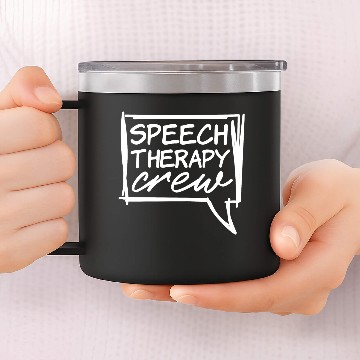 Discover Speech Therapy SLP Speech Language Pathologist 14oz Stainless Steel Tumblers