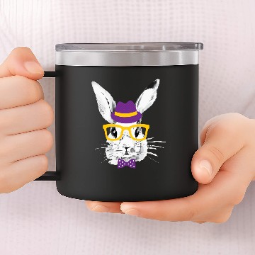 Discover cute bunny easter 14oz Stainless Steel Tumblers
