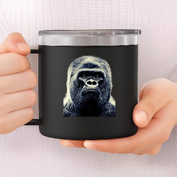 Discover SILVERBACK GORILLA 14oz Stainless Steel Tumblers