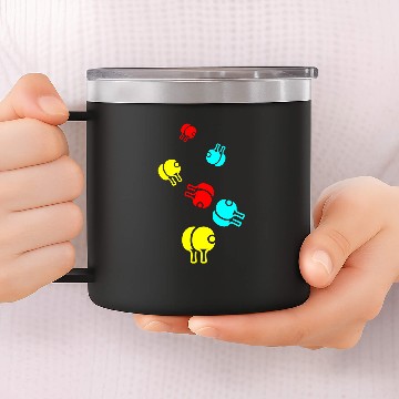 Discover Table tennis ping pong 14oz Stainless Steel Tumblers