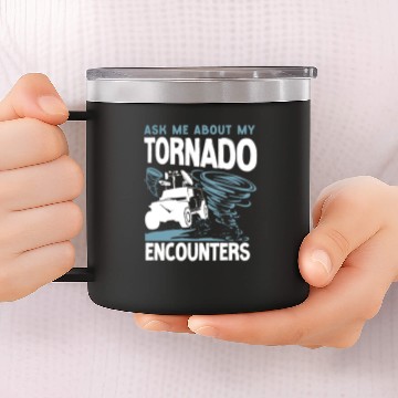 Discover Storm Chaser Hurricane Meteorology 14oz Stainless Steel Tumblers