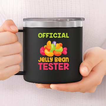 Discover Official Jelly Bean Tester Easter Candy Lover 14oz Stainless Steel Tumblers