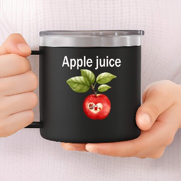 Discover Fun apple juice 14oz Stainless Steel Tumblers