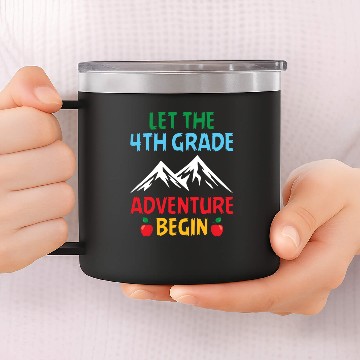 Discover 4th Grade Teacher 14oz Stainless Steel Tumblers