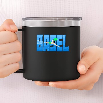 Discover Basel Switzerland 14oz Stainless Steel Tumblers