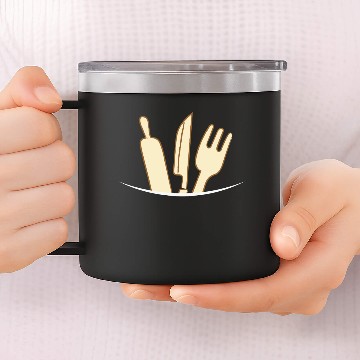 Discover Chef Baker Kitchen Tools 14oz Stainless Steel Tumblers