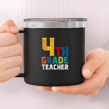 Discover 4th Grade Teacher 14oz Stainless Steel Tumblers