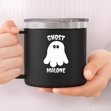 Discover Halloween Ghost Malone 14oz Stainless Steel Tumblers