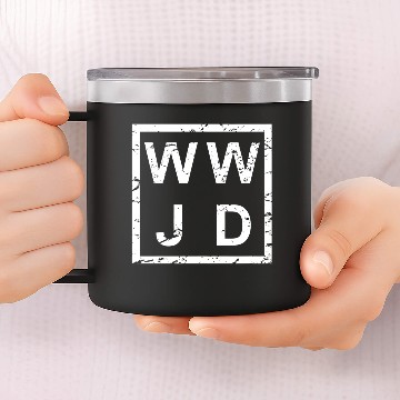 Discover Stylish Wwjd 14oz Stainless Steel Tumblers