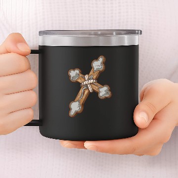 Discover crucifix 14oz Stainless Steel Tumblers