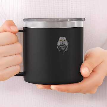 Discover Scottish Fold Cat Pocket Graphic 14oz Stainless Steel Tumblers